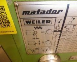 Maschine: WEILER Matador Sonstige Drehmaschinen