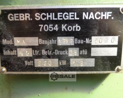 Maschine: SCHLEGEL MA Filter