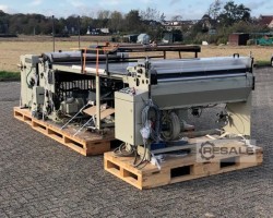 Maschine: TUNKERS S-1450 Laminator - Papier über Bord