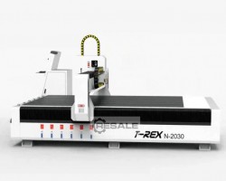 Maschine: CNC-STEP T-Rex N-2030  CNC Portalfräse Werbeschilder Plattenmaterial