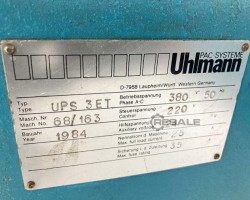 Maschine: UHLMANN UPS 3 ET Blisterverpackungsmaschinen