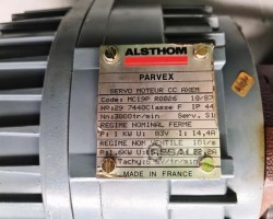 Maschine: ALSTHOM ABB  Servomotoren