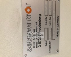 Maschine: BETACONTROL Indicon One S-03 Radiologische Flächengewichtsmesseinrichtung