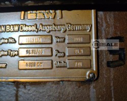 Maschine: MAN 9L32/40 Dieselmotoren