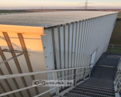 Maschine:   Maschinenhaus, Stahlhalle ca. 8x5x4,5 m