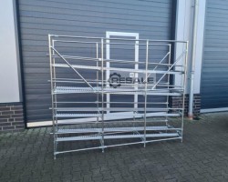 Maschine: BEEWATEC 2500x610x1915mm Metallregale Kistenregal