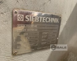 Maschine: SIEBTECHNIK SHS 903/970 ZK Zentrifugen