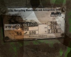 Maschine: MEWA UG 2008 MSL Granulatoren