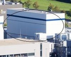 Maschine:  50 x 15 x 30 m Kühlhalle mit Regalsystem