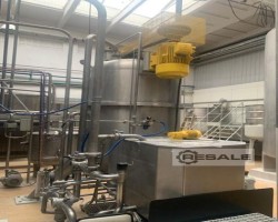 Maschine: PADOVAN 20 m2 Rotierender horizontaler Scheibenfilter