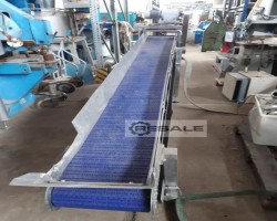 Maschine:   Kunststoff-Gliederbandförderer 3,4 m