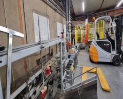 Maschine: SOCO SYSTEM T-100+T-10+PD-120 Kartonverpackungslinien