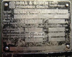Maschine: BOLL + KIRCH Type 2.05 (DN100) Duplex-Filter + Schmiermittel. Öl-Automatikfilter