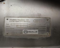 Maschine: WESTFALIA  C MSD 60-06-076 Separatoren