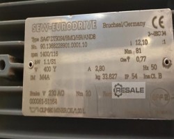 Maschine: VAN DER LANDE  Gurtförderer Förderband Gurtband