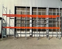 Maschine: BLT ca. 19,60 lfm, H: 450cm, Palettenregale