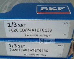 Maschine: SKF 7020 CD/P4ATBTG130, er Set Hochgenauigkeits-Schrägkugellager, Spindel