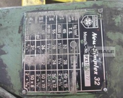 Maschine: PEDDINGHAUS Simplex Sonstige Scheren für Profilmaterial