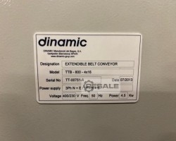 Maschine: VAN DER LANDE TTB-800- 4x16 Teleskopförderer/ Teleskopgurtförderer/ Gurtband