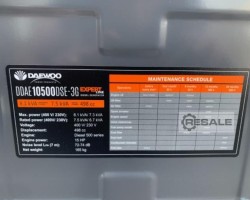Maschine: DAEWOO DDAE10500DSE-3G Dieselgeneratoren