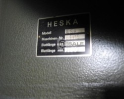 Maschine: HESKA ES 4 Bandsägen