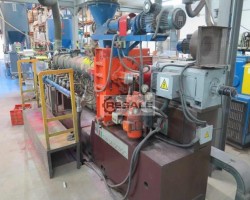 Maschine: ICMA SAN GIORGIO 50 mm Ø 40 L/D Doppelschneckenextruder