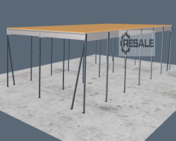 Maschine:  10x25m Uk: 3,0m Lagerbühne