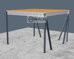 Maschine:  ca. 5 x 5 m, UK: 3,0m Lagerbühne