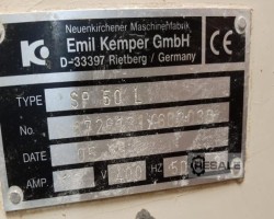 Maschine: KEMPER SP 50 L Wendelkneter
