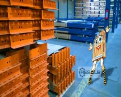 Maschine: TOTAL-REGAL Palettenregale 3,5 m, 29 Rahmen, 112 Traversen 