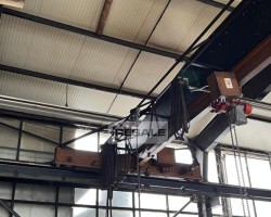 Maschine:  3,2 to 19m Hallenkran Kranbrücke