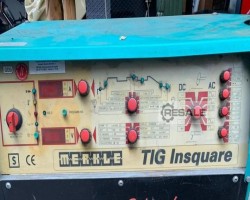 Maschine: MERKLE Insquare 300 AC/DC TIG-Gleich-Wechselstrom Schweißanlage