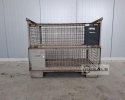 Maschine:  1250x840x970 mm (BxTxH) Stapelbox Gitterkorb Stapelbehälter