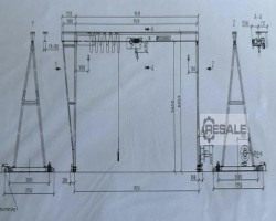 Maschine: SCHMIEDL 3,0t /5,0m Portalkran 3,0to.