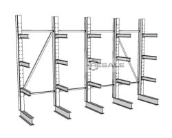 Maschine: BRUCKKAMP  Kragarmregale