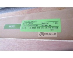 Maschine: POLAR 76 Papierschneider