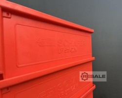 Maschine: SSI SCHäFER LF 511 G ZW red Sichtlagerkisten Stapelkisten