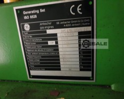 Maschine: JENBACHER JMS 416 GS-N.L. Gasgeneratoren