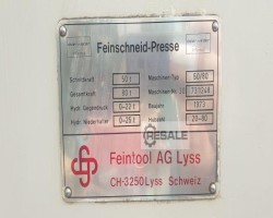 Maschine: FEINTOOL GKP-F50/80 Feinstanzpressen