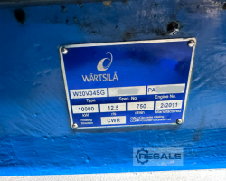 Maschine: WARTSILA 20V34SG Gasgeneratoren