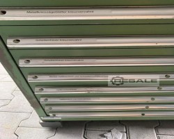 Maschine: LISTA  Schubladenschrank mit Zerspanwerkzeug Fräswerkzeug