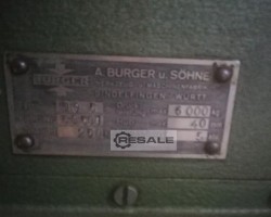 Maschine: A.  U. SÖHNE Burger Pneumatische Pressen