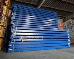Maschine: SSI SCHäFER PR600 2.900 mm / K:140 x 40mm / blue Palettenregaltraverse Traverse
