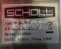 Maschine: SCHOLL BH/BA 3500 Herdplatte