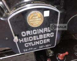 Maschine: SBG  Cylinder 77x56 Stanzmaschinen