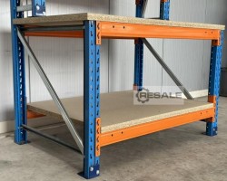 Maschine: STOW Pal Rack NS 1.550mm/2.000mm Packtisch Versandtisch Werktisch Werkbank