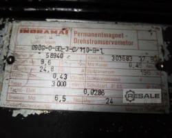Maschine: INDRAMAT 090G-0-GD-3-C/110-B-1 Servomotoren