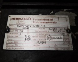 Maschine: INDRAMAT 112B-0-GD-3-C/130-B-0 Servomotoren