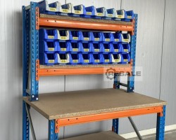Maschine: STOW Pal Rack NS 1.550mm Packtisch Versandtisch Werktisch Werkbank