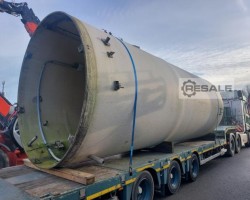 Maschine: SCHOLTEN TANKS P66 verstärkter GFK-Tank, stehend, Volumen: 30 m³